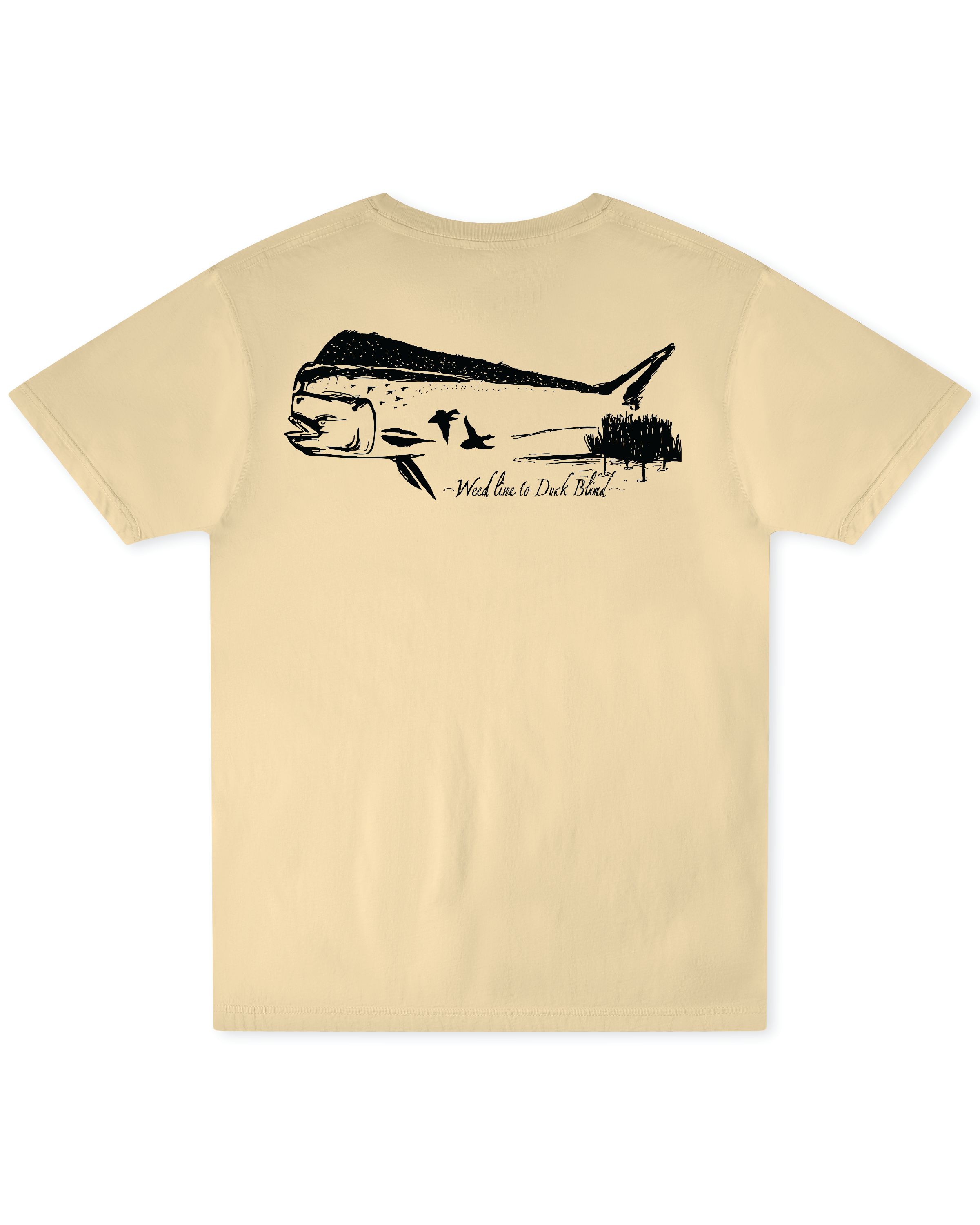 Weed Line to Duck Blind